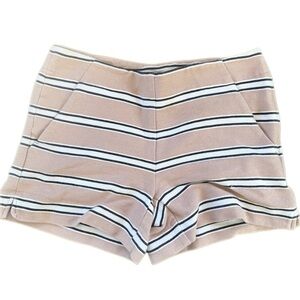 Striped Tan Women's Shorts